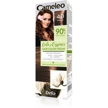 DELIA Cameleo Color Essence krem koloryzujący 4.0 Brown