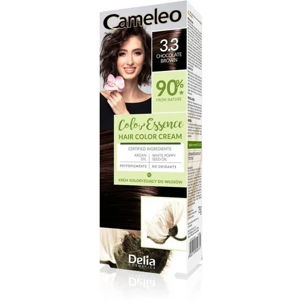 DELIA Cameleo Color Essence krem koloryzujący 3.3 Chocolate Brown
