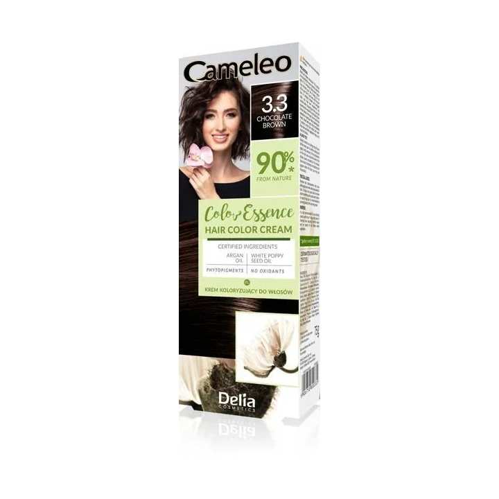 DELIA Cameleo Color Essence krem koloryzujący 3.3 Chocolate Brown