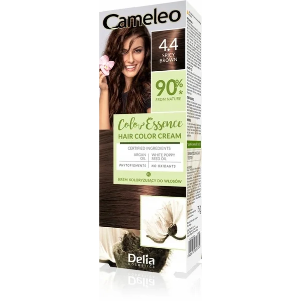 Delia DELIA Cameleo Color Essence krem koloryzujący 4.4 Spicy Brown — Składniki i ocena