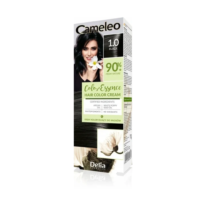 DELIA Cameleo Color Essence krem koloryzujący 1.0 Black