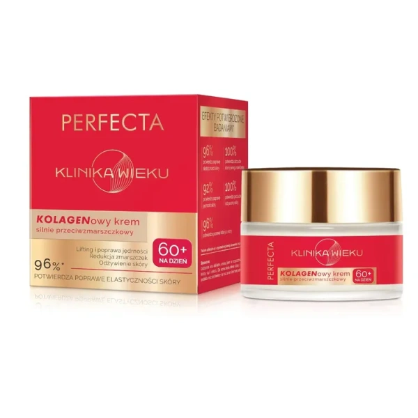 DAX Perfecta Klinika Wieku 60+ elastynowy krem intensywnie odżywczy na noc 50ml