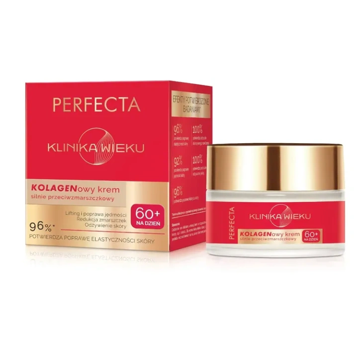 DAX Perfecta Klinika Wieku 60+ elastynowy krem intensywnie odżywczy na noc 50ml