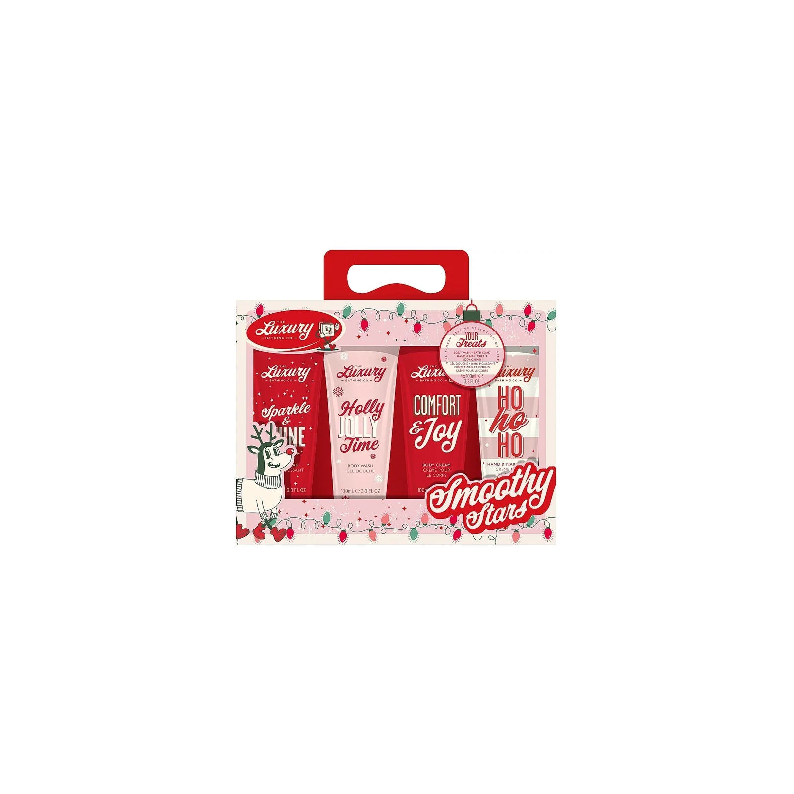 GRACE COLE Smoothy Stars zestaw kremów do rąk 4x100ml