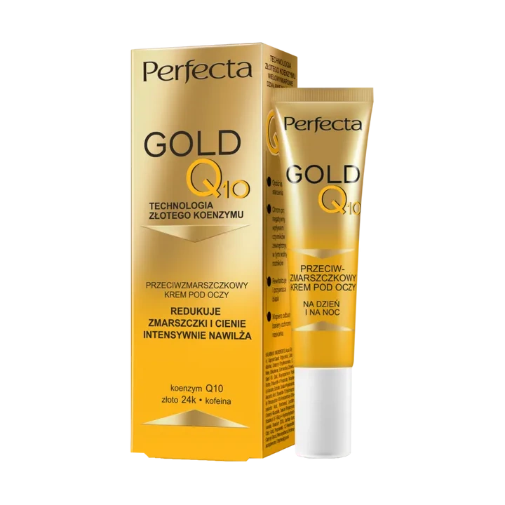 DAX Perfecta Gold Q10 zestaw do twarzy 60+ (krem  + krem pod oczy) 