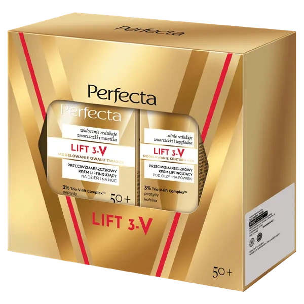 DAX Perfecta Lift 3-v zestaw do twarzy 50+ [krem 50ml+ krem pod oczy15ml]