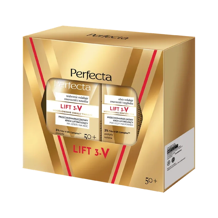 DAX Perfecta Lift 3-v zestaw do twarzy 50+ [krem 50ml+ krem pod oczy15ml]