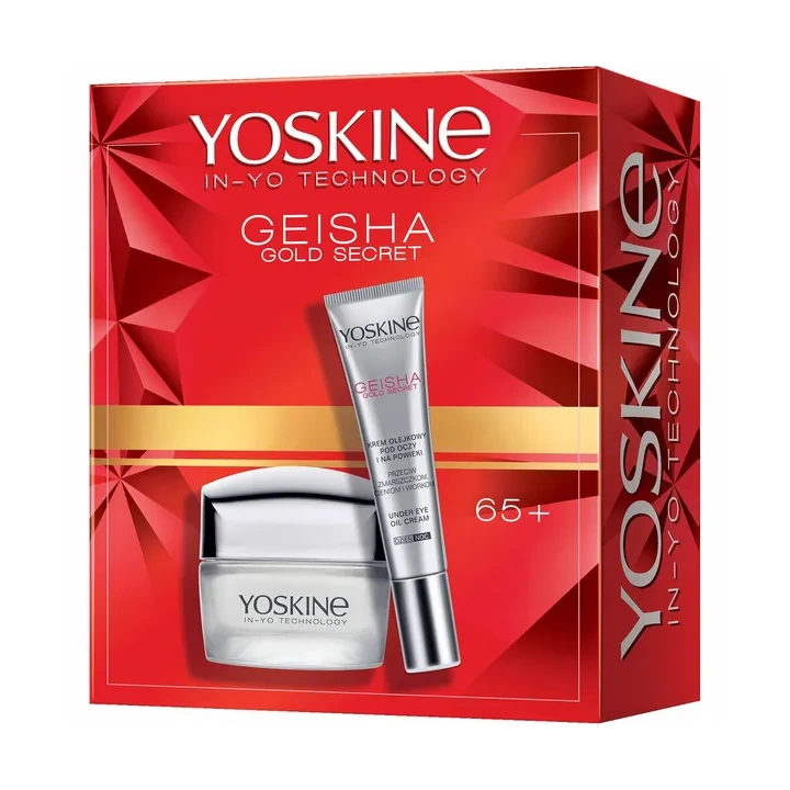 DAX Yoskine Geisha Gold Secret zestaw kosmetyków 65+ (krem + krem pod oczy)