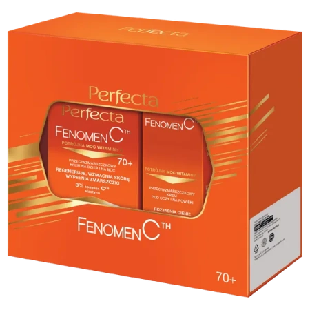 DAX Perfecta Fenomen C zestaw do twarzy 70+ /krem 50ml i krem pod oczy 15ml