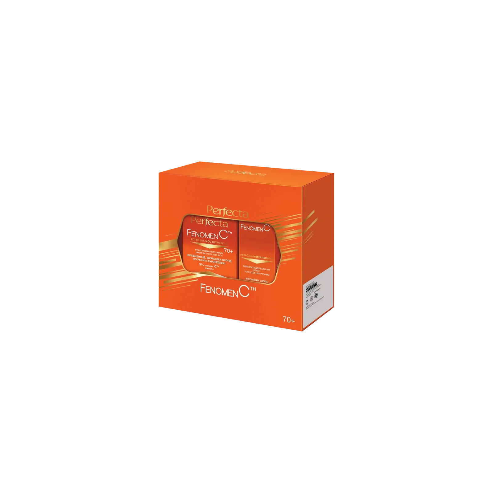 DAX Perfecta Fenomen C zestaw do twarzy 70+ /krem 50ml i krem pod oczy 15ml