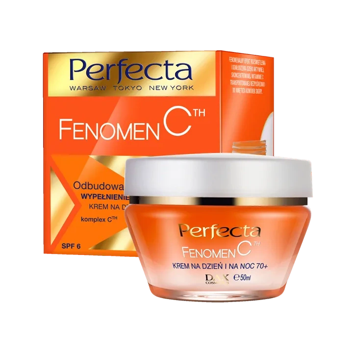 DAX Perfecta Fenomen C zestaw do twarzy 70+ /krem 50ml i krem pod oczy 15ml