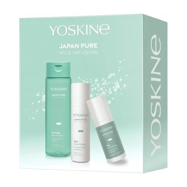 DAX Yoskine Japan Pure Rice Infusion zestaw prezentowy (krem do twarzy+esencja+serum)