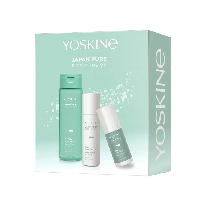DAX Yoskine Japan Pure Rice Infusion zestaw prezentowy (krem do twarzy+esencja+serum)