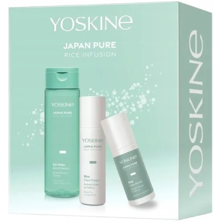 DAX Yoskine Japan Pure Rice Infusion zestaw prezentowy (krem do twarzy+esencja+serum)