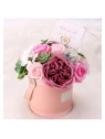 ECARLA Flower Box bukiet zapachowych kwiatów mydlanych Odcienie różru BUK10R