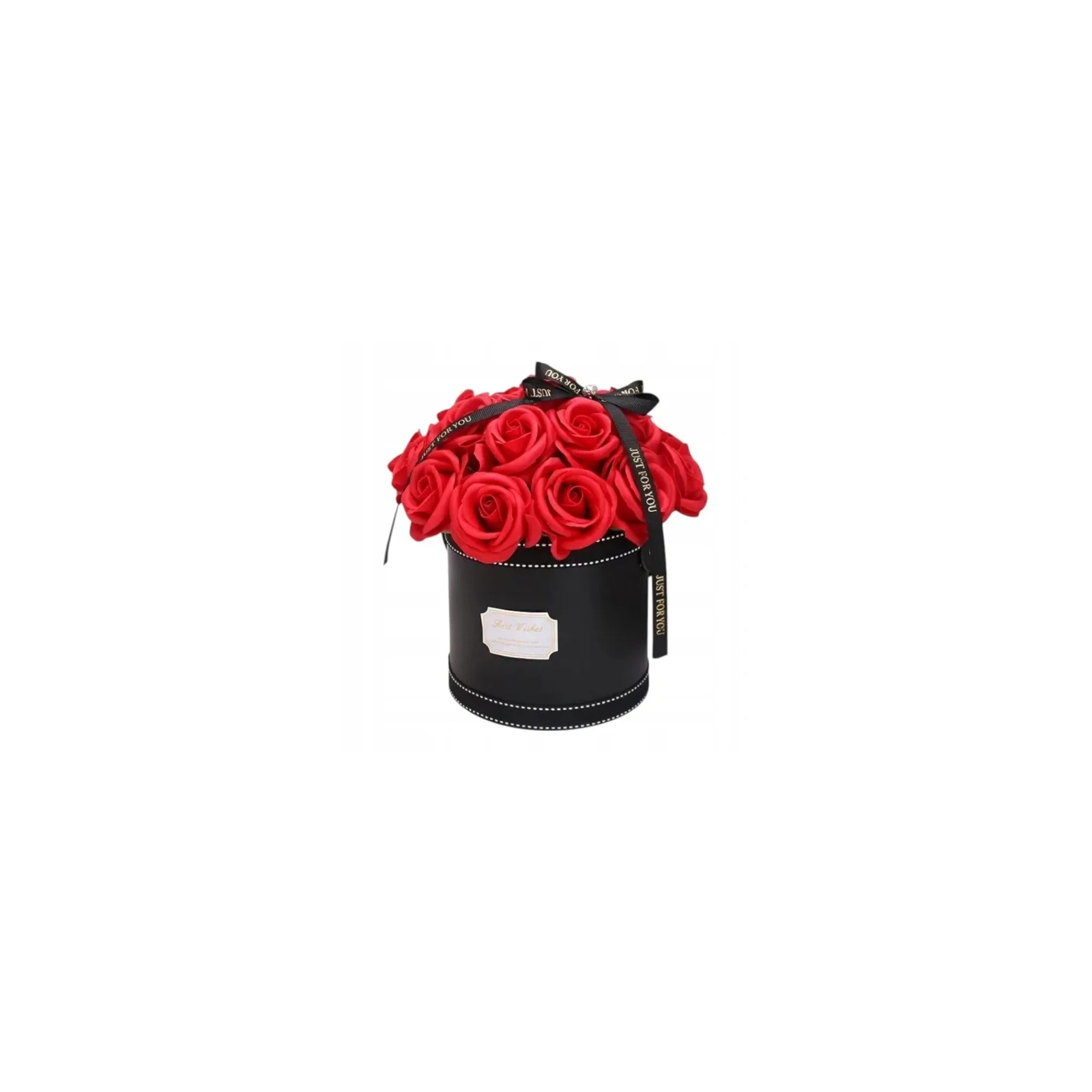 ECARLA Flower Box bukiet zapachowych kwiatów mydlanych 21szt Czerwone BUK08CZE