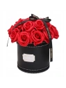 ECARLA Flower Box bukiet zapachowych kwiatów mydlanych 21szt Czerwone BUK08CZE