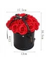 ECARLA Flower Box bukiet zapachowych kwiatów mydlanych 21szt Czerwone BUK08CZE