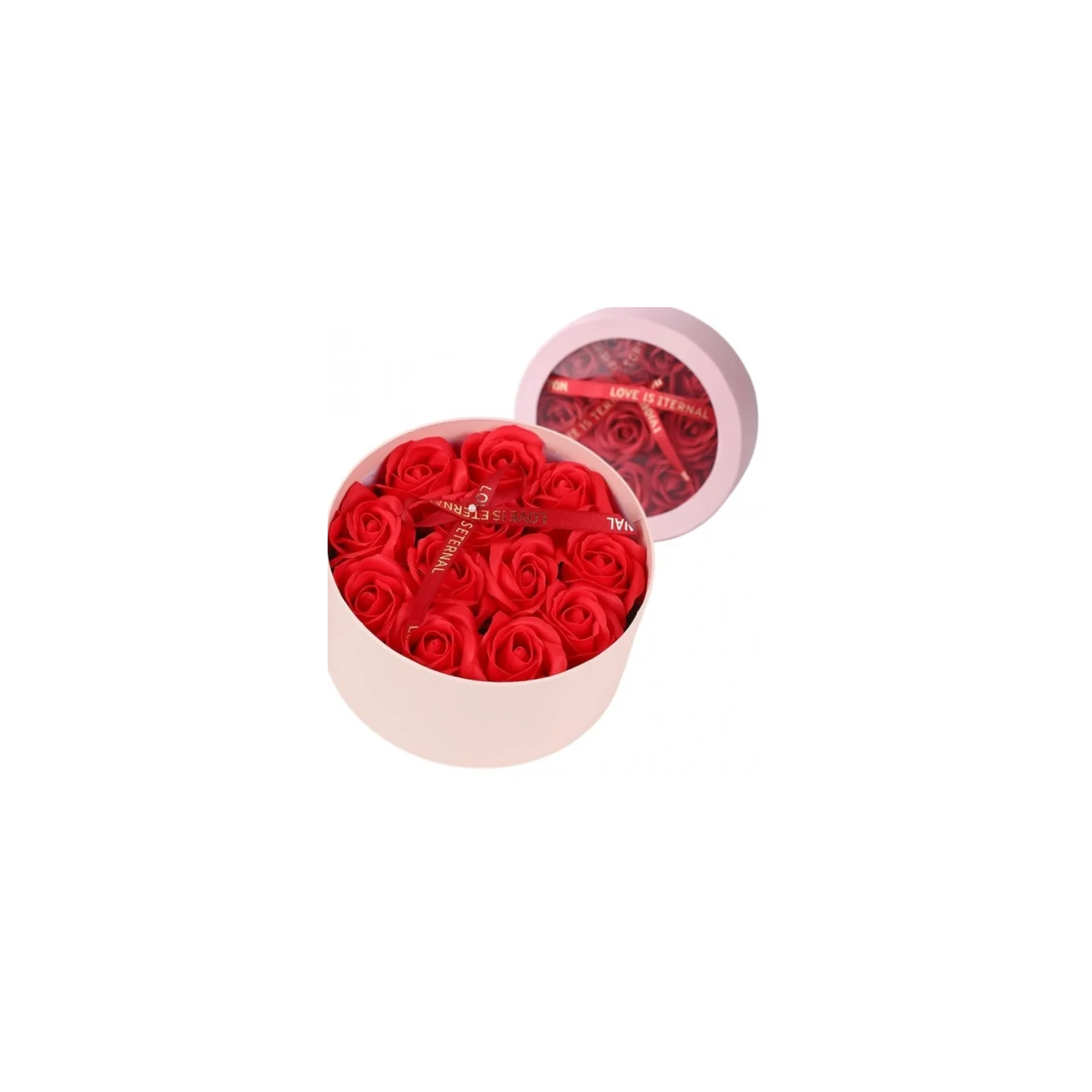 ECARLA Flower Box bukiet zapachowych kwiatów czerwone Róże BUK26CZE