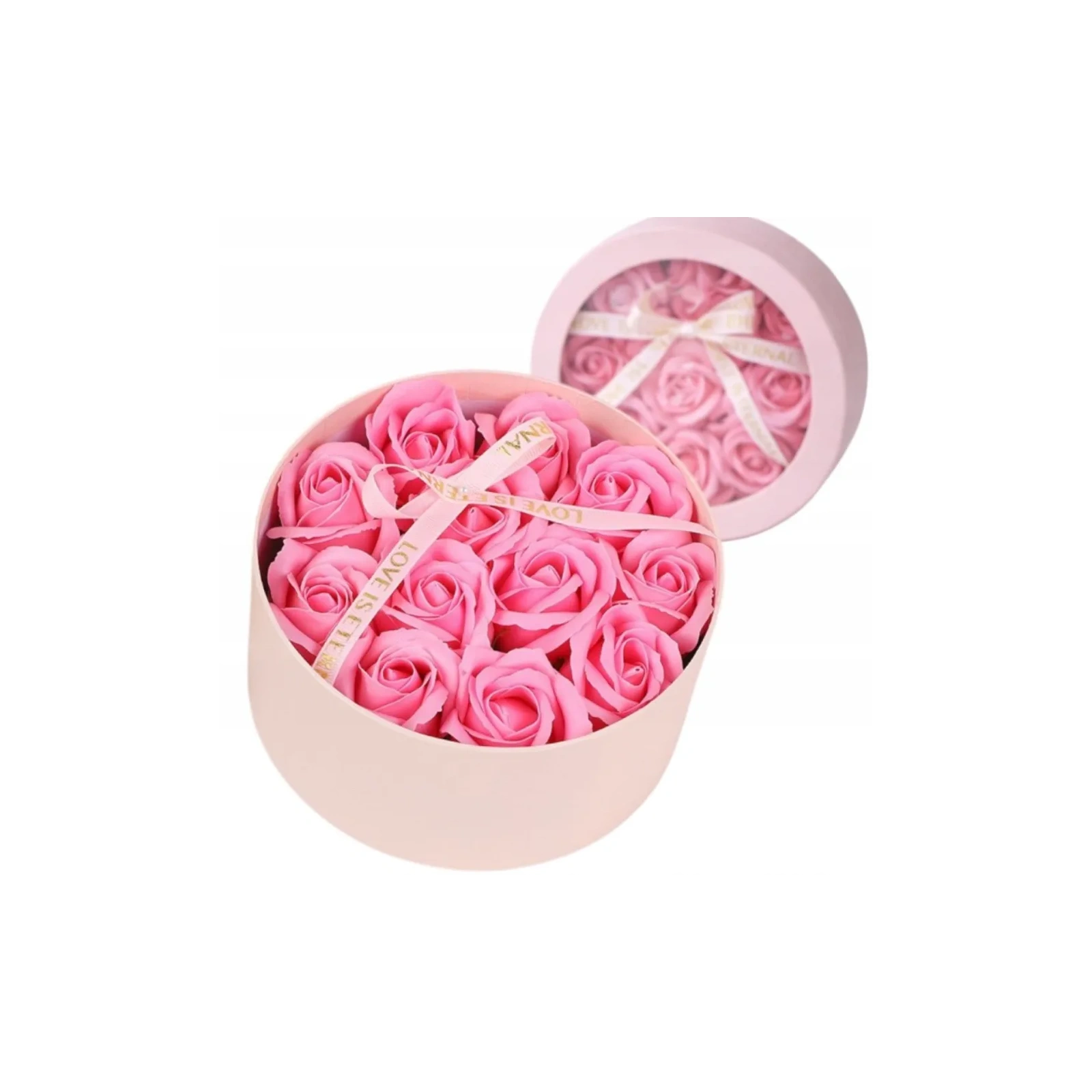 ECARLA Flower Box bukiet zapachowych kwiatów różowe Róże BUK26R
