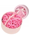 ECARLA Flower Box bukiet zapachowych kwiatów różowe Róże BUK26R