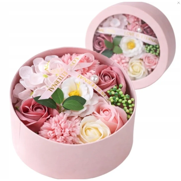 ECARLA Flower Box bukiet zapachowych kwiatów pastelowe Kwiaty BUK25R