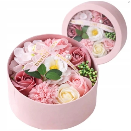 ECARLA Flower Box bukiet zapachowych kwiatów pastelowe Kwiaty BUK25R