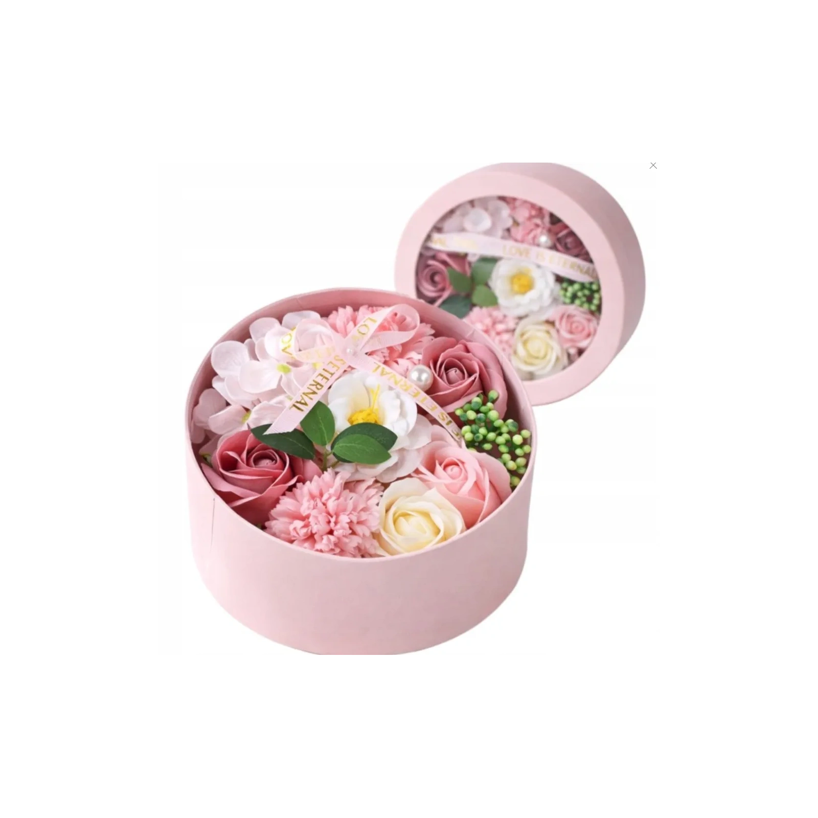 ECARLA Flower Box bukiet zapachowych kwiatów pastelowe Kwiaty BUK25R
