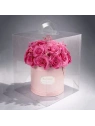 ECARLA Flower Box bukiet mydlanych kwiatów różowe RÓŻE 21szt BUK29