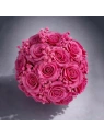 ECARLA Flower Box bukiet mydlanych kwiatów różowe RÓŻE 21szt BUK29