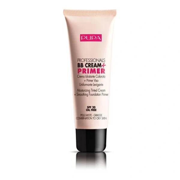 Pupa PUPA Professionals BB Cream & Primer SPF20 001 Cera mieszana i tłusta Nude 50ml — Składniki i ocena