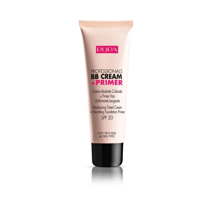 PUPA Professionals BB Cream & Primer SPF20 002 Sand każdy typ cery 50ml