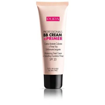 PUPA Professionals BB Cream & Primer SPF20 002 Sand każdy typ cery 50ml