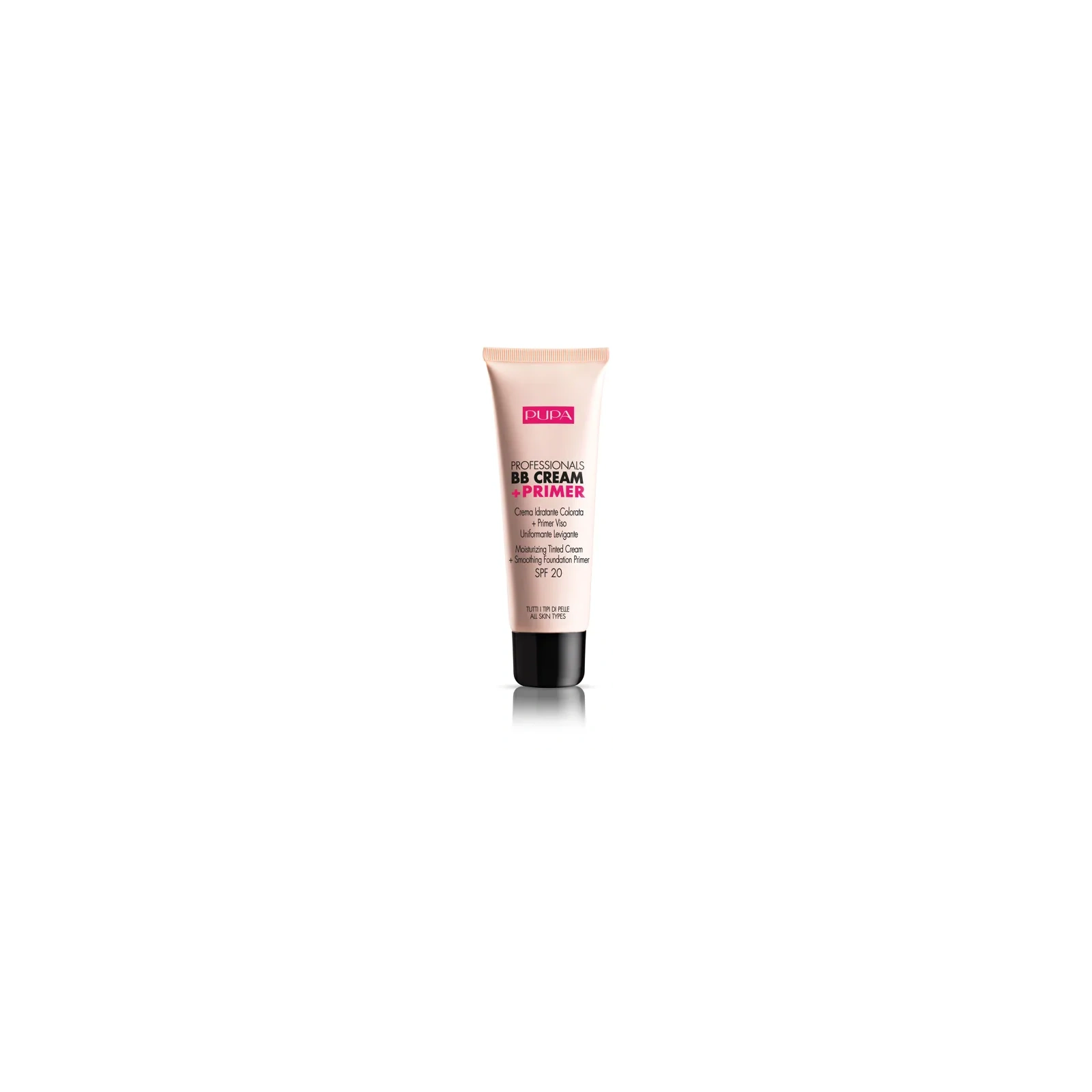 PUPA Professionals BB Cream & Primer SPF20 002 Sand każdy typ cery 50ml
