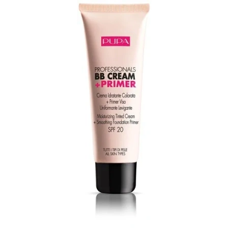 PUPA Professionals BB Cream & Primer SPF20 001 Nude każdy typ cery 50ml