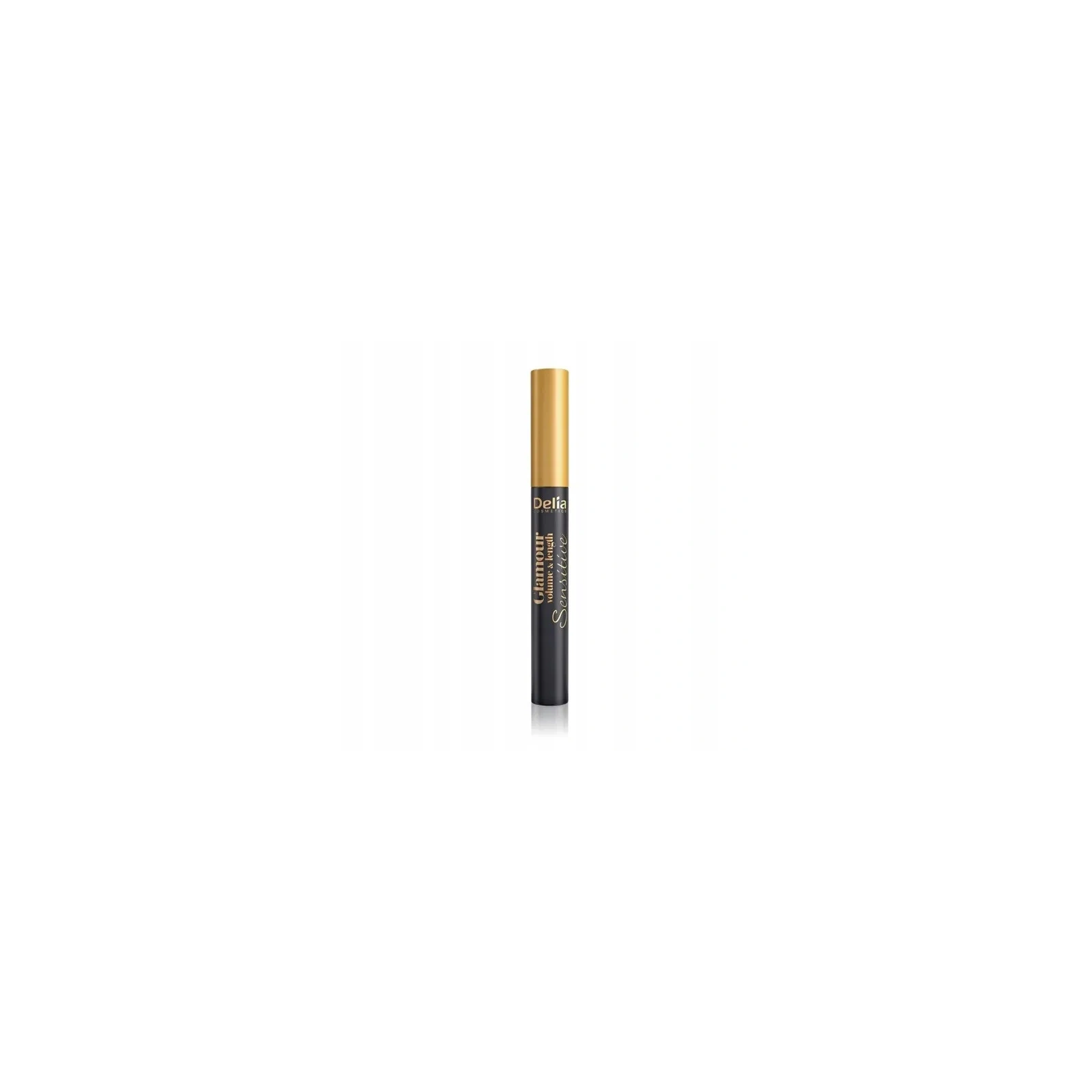 DELIA Glamour Sensitive tusz do rzęs pogrubiająco-wydłużający 02 Czarny 11ml