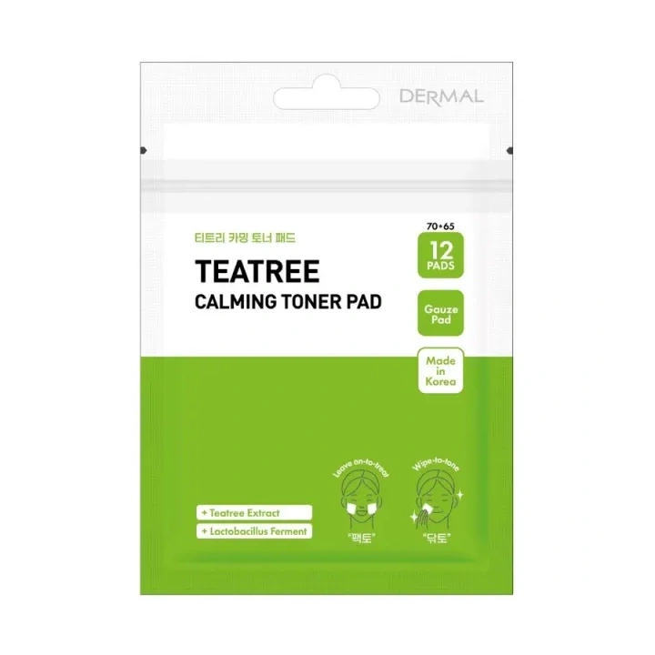 PRESENT SKIN Pad Teatree Calming Toner płatki do twarzy 12szt