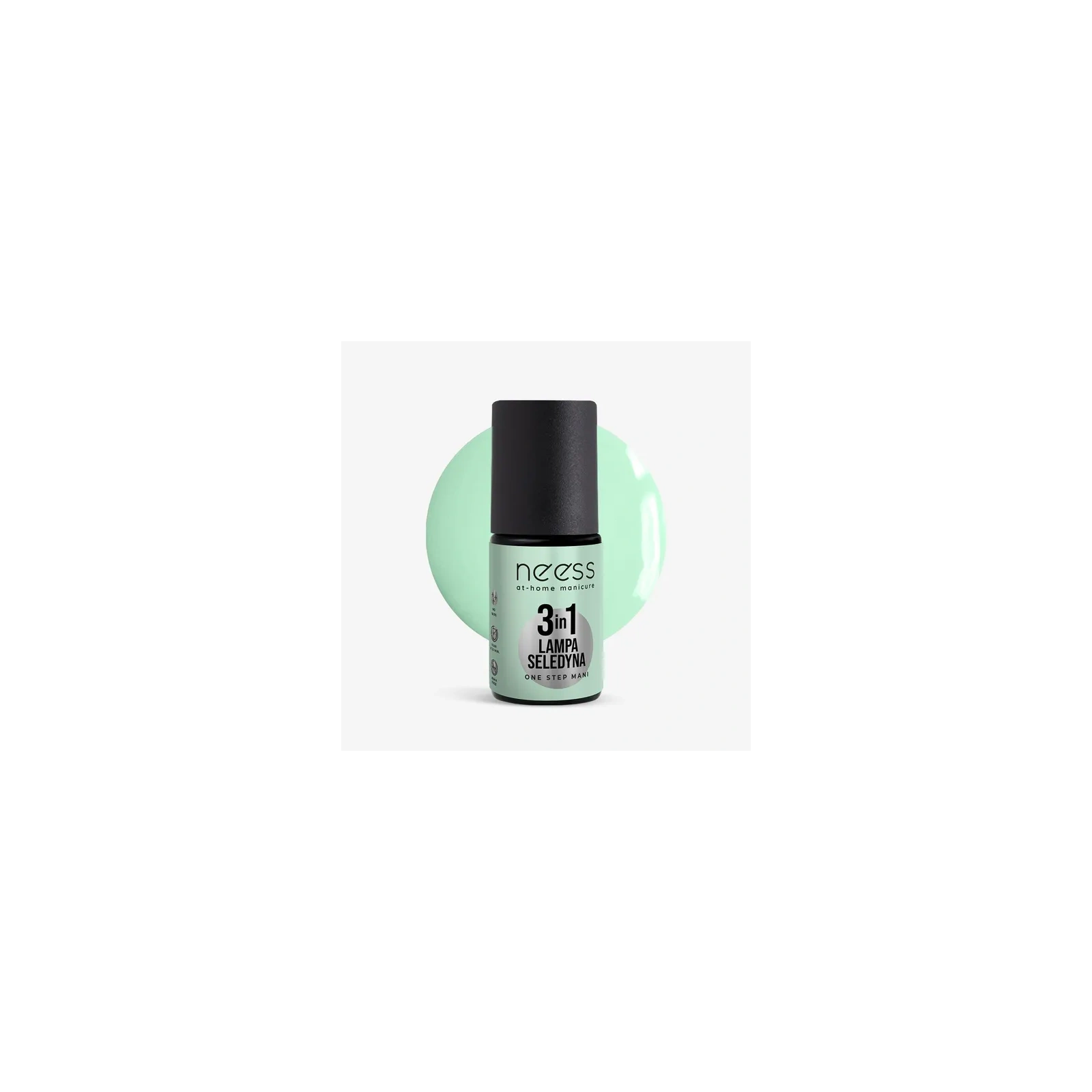 NEESS One Step Mani lakier hybrydowy 3w1 Lampa Seledyna 4ml