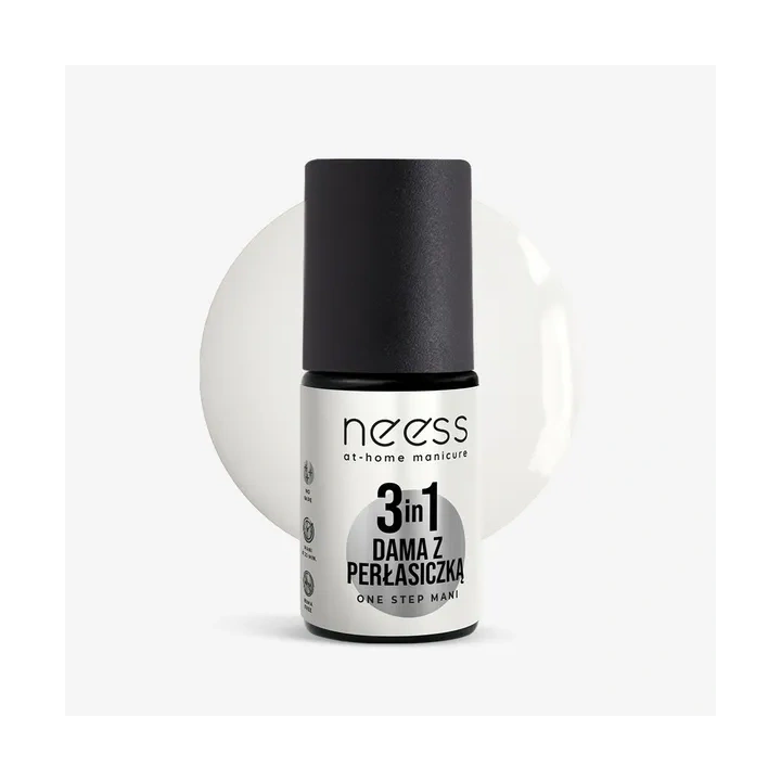 NEESS One Step Mani lakier hybrydowy 3w1 Dama z Perłasiczką 4ml