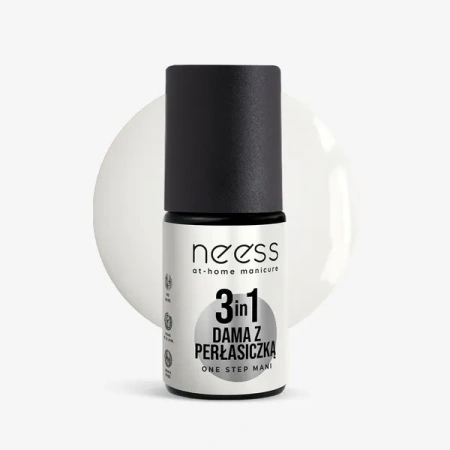 NEESS One Step Mani lakier hybrydowy 3w1 Dama z Perłasiczką 4ml