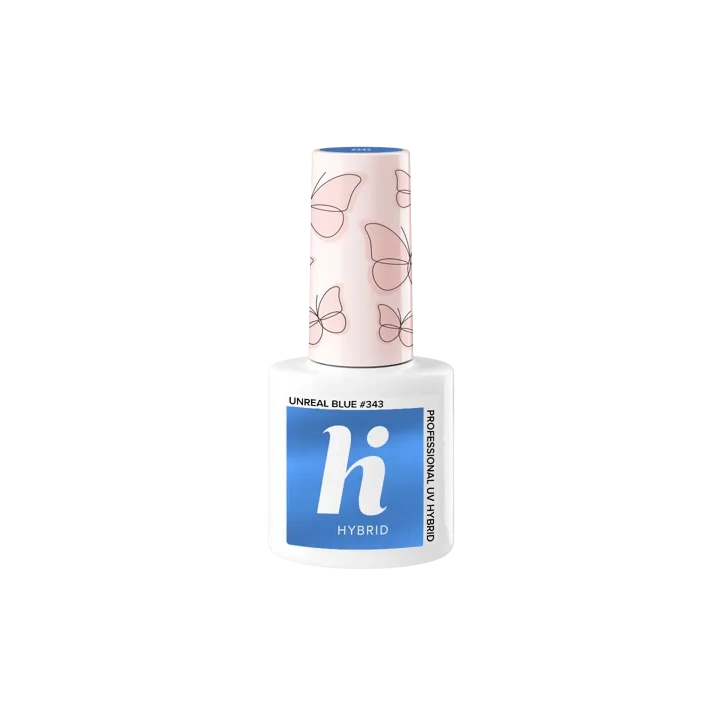 HI HYBRID Lakier hybrydowy Butterflies 343 Unreal Blue 5ml