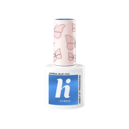 HI HYBRID Lakier hybrydowy Butterflies 343 Unreal Blue 5ml