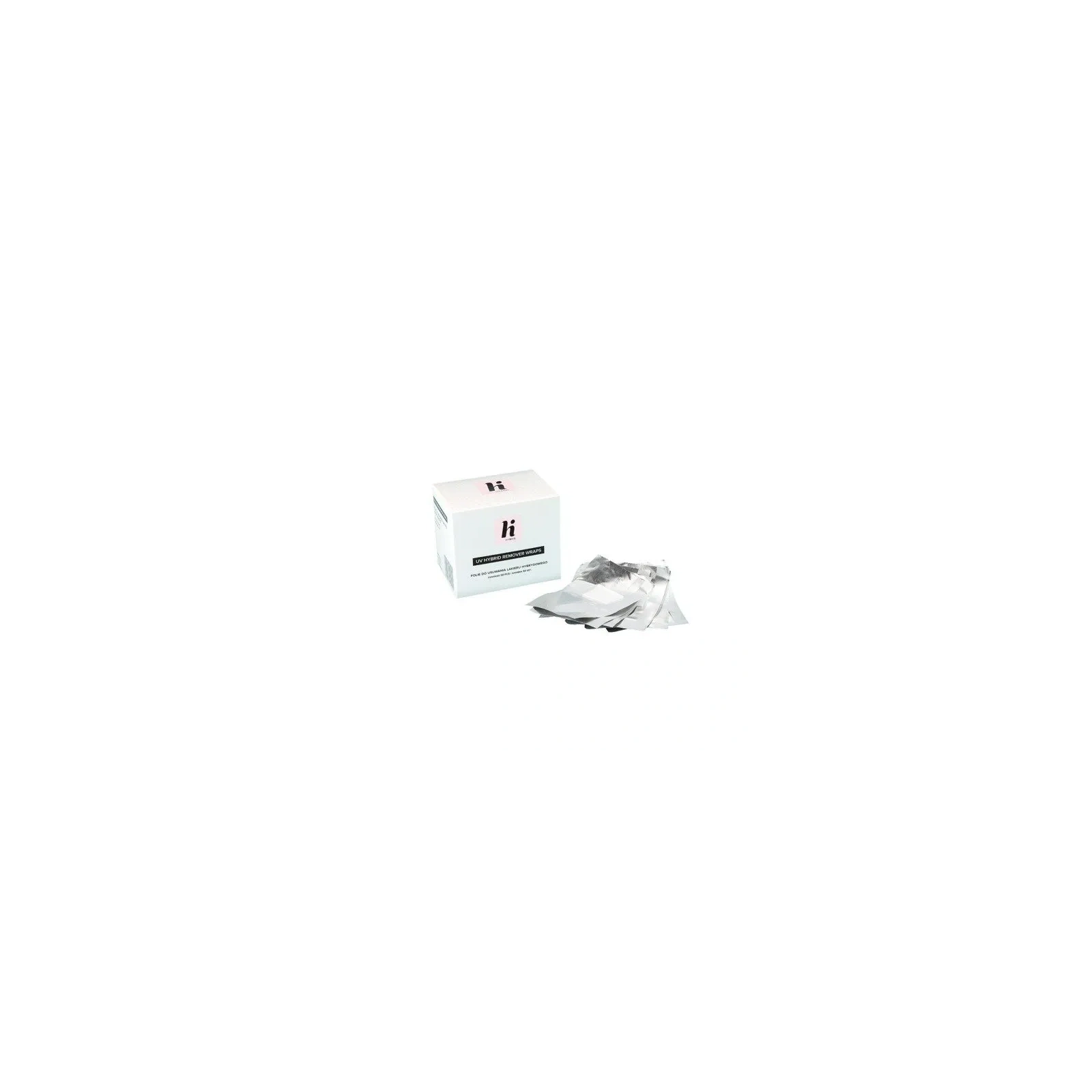 HI HYBRID Folie do usuwania lakieru hybrydowego 50szt