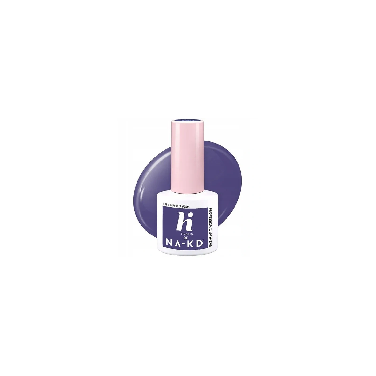 HI HYBRID Lakier hybrydowy NAKD 304 Heather Wind 5ml