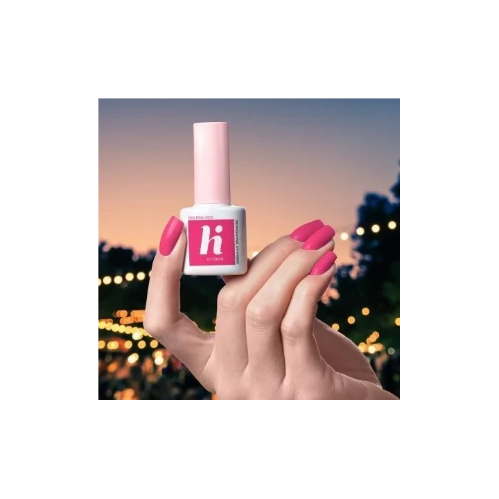 HI HYBRID Lakier hybrydowy 225 Red Pink 5ml