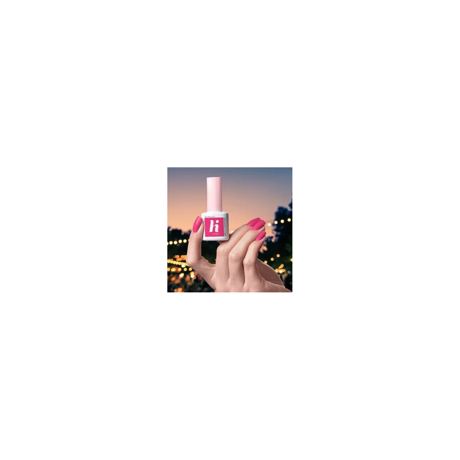 HI HYBRID Lakier hybrydowy 225 Red Pink 5ml