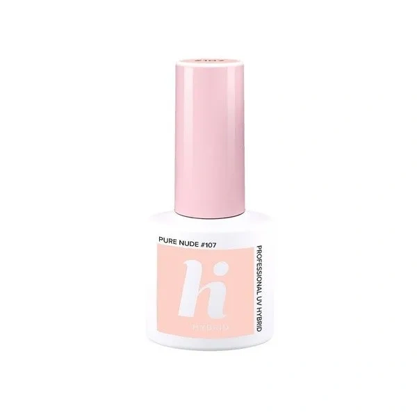HI HYBRID Lakier hybrydowy 107 Pure Nude 5ml