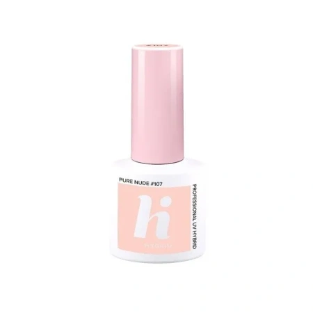 HI HYBRID Lakier hybrydowy 107 Pure Nude 5ml