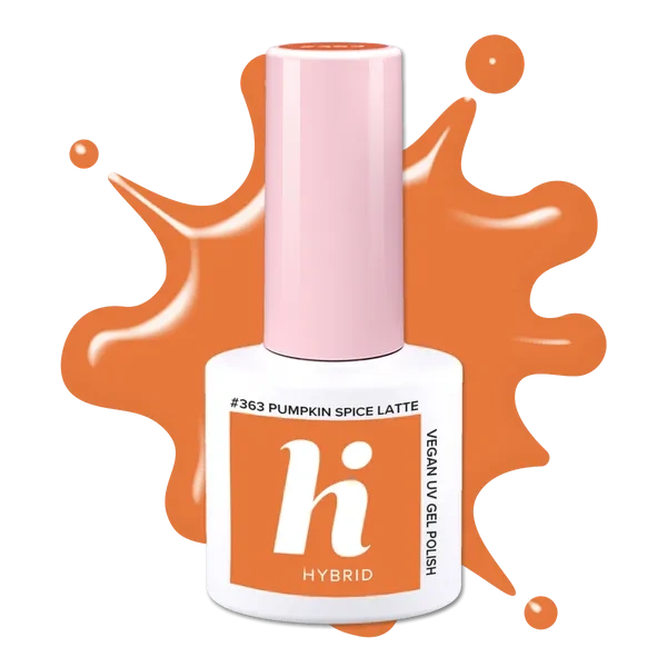 HI HYBRID Hema Free Coffeehouse lakier hybrydowy 363 Pumpkin Spice Latte 5ml
