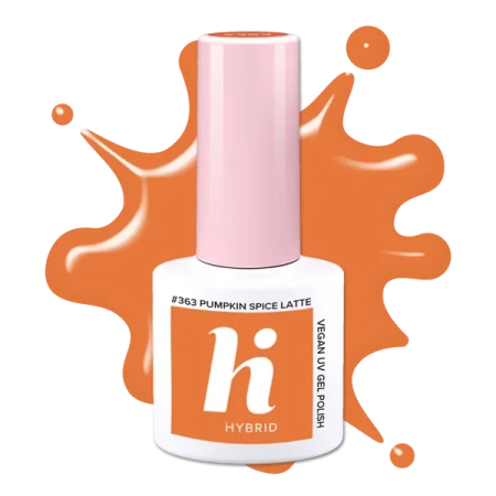 HI HYBRID Hema Free Coffeehouse lakier hybrydowy 363 Pumpkin Spice Latte 5ml